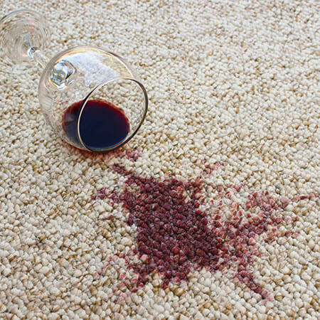 Red wine stain on Carpet | Neils Floor Covering